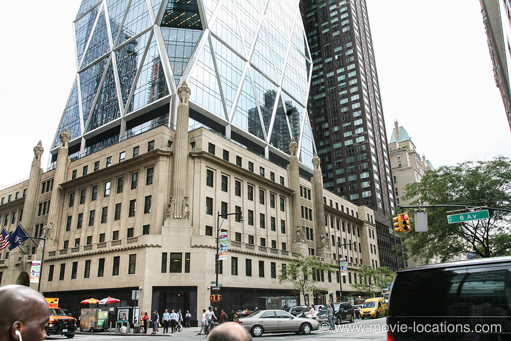 The Amazing Spider Man filming location: Hearst Building, West 57th Street, West Side, Manhattan
