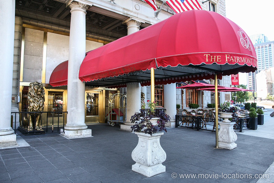 American Hustle film location: Fairmont Copley Plaza Hotel, St James Avenue, Boston