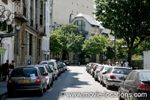 A Bout de Souffle film location: rue Campagne Premiere, Paris