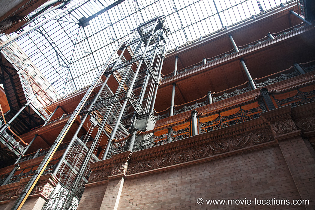Blade Runner filming location: Bradbury Building, downtown Los Angeles
