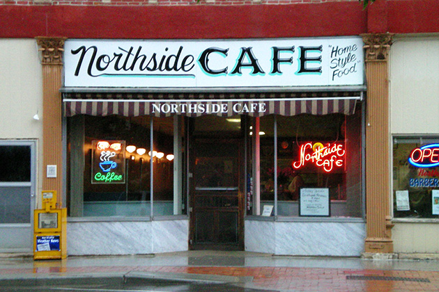 The Bridges of Madison County location: The Northside Cafe, West Jefferson Street, Winterset, Iowa