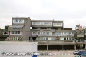 A Clockwork Orange film location: Tavy Bridge Centre, Thamesmead South, London SE2
