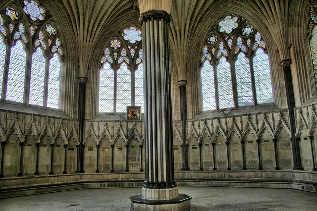 The Canterbury Tales filming location: Chapter House, Wells Cathedral, Wells, Somerset