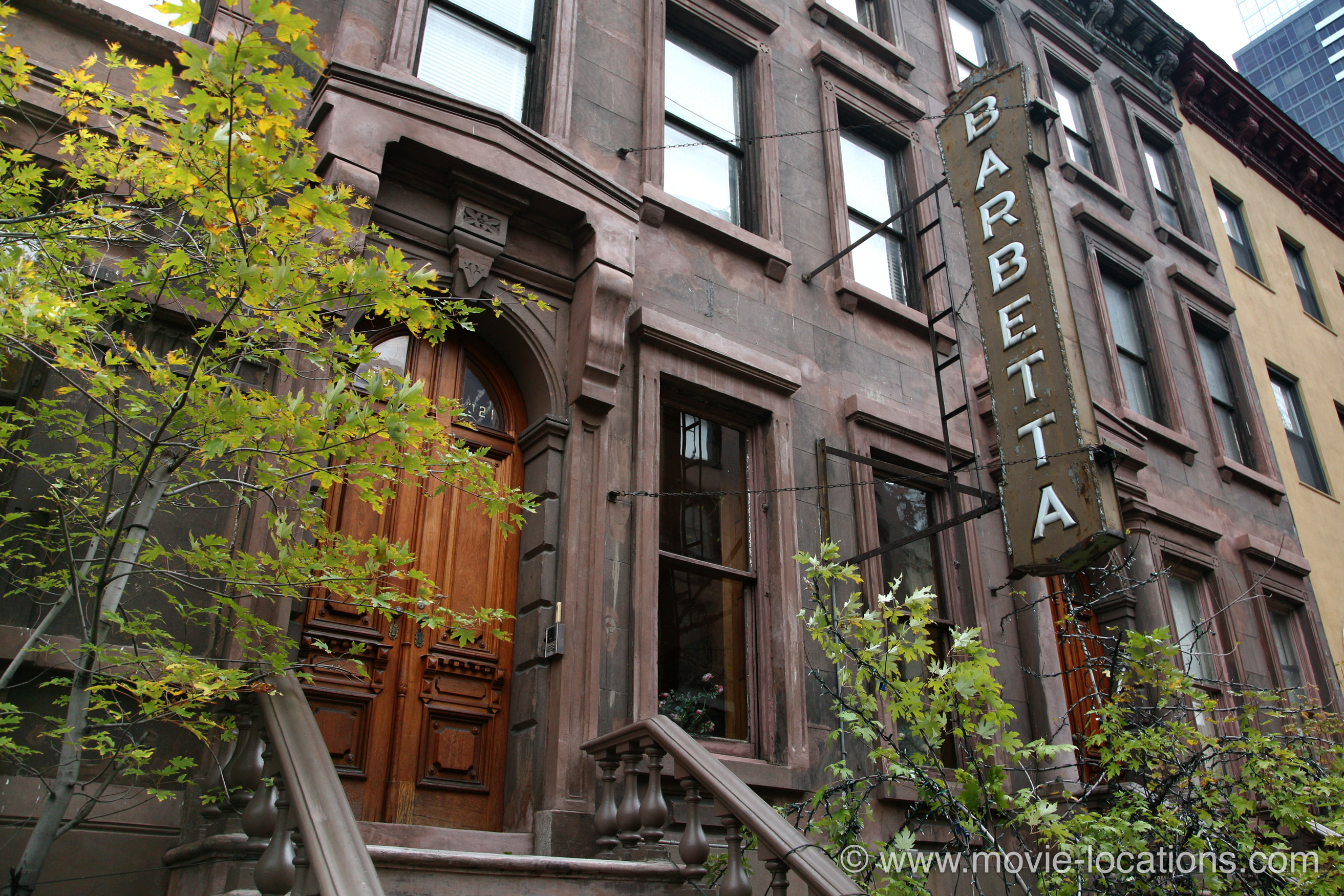 Celebrity filming location: Barbetta Restaurant, West 46th Street, West Side, New York