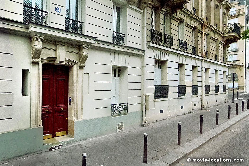 Charade film location: rue Censier, Paris