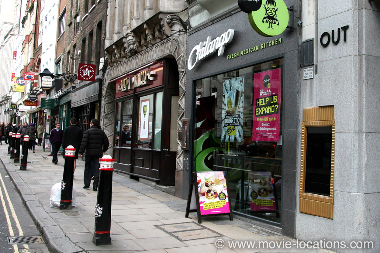 Children Of Men film location: Fleet Street, London