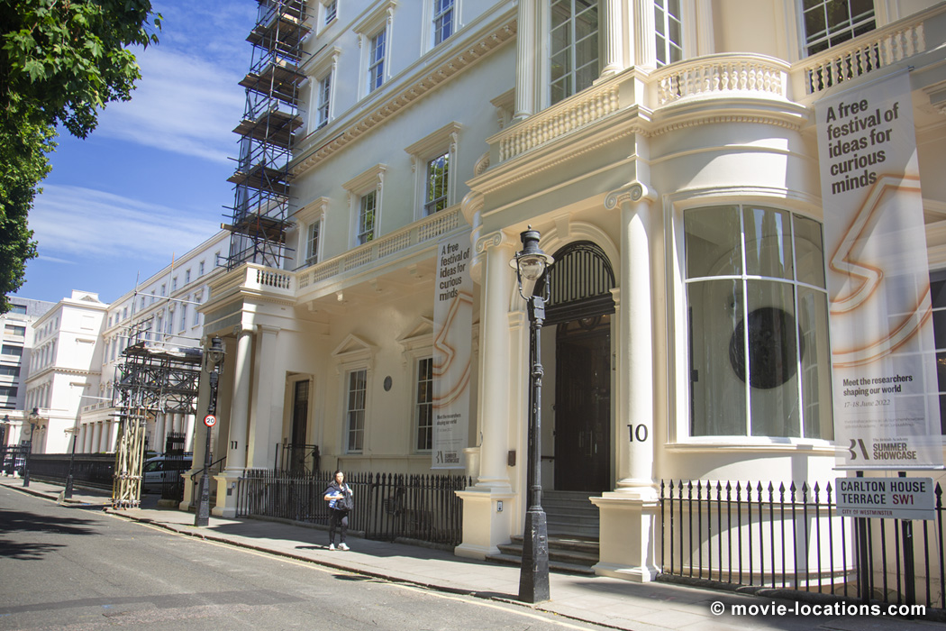 Cruella film location: Carlton House Terrace, London SW1