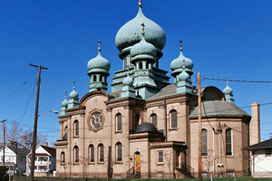 The Deer Hunter location: St Theodosius Russian Orthodox Cathedral, Starkweather Avenue, Cleveland
