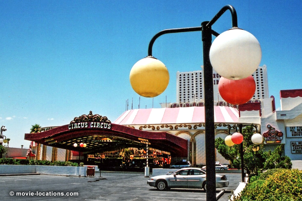 Diamonds Are Forever film location: Circus Circus, Las Vegas Boulevard, Las Vegas, Nevada