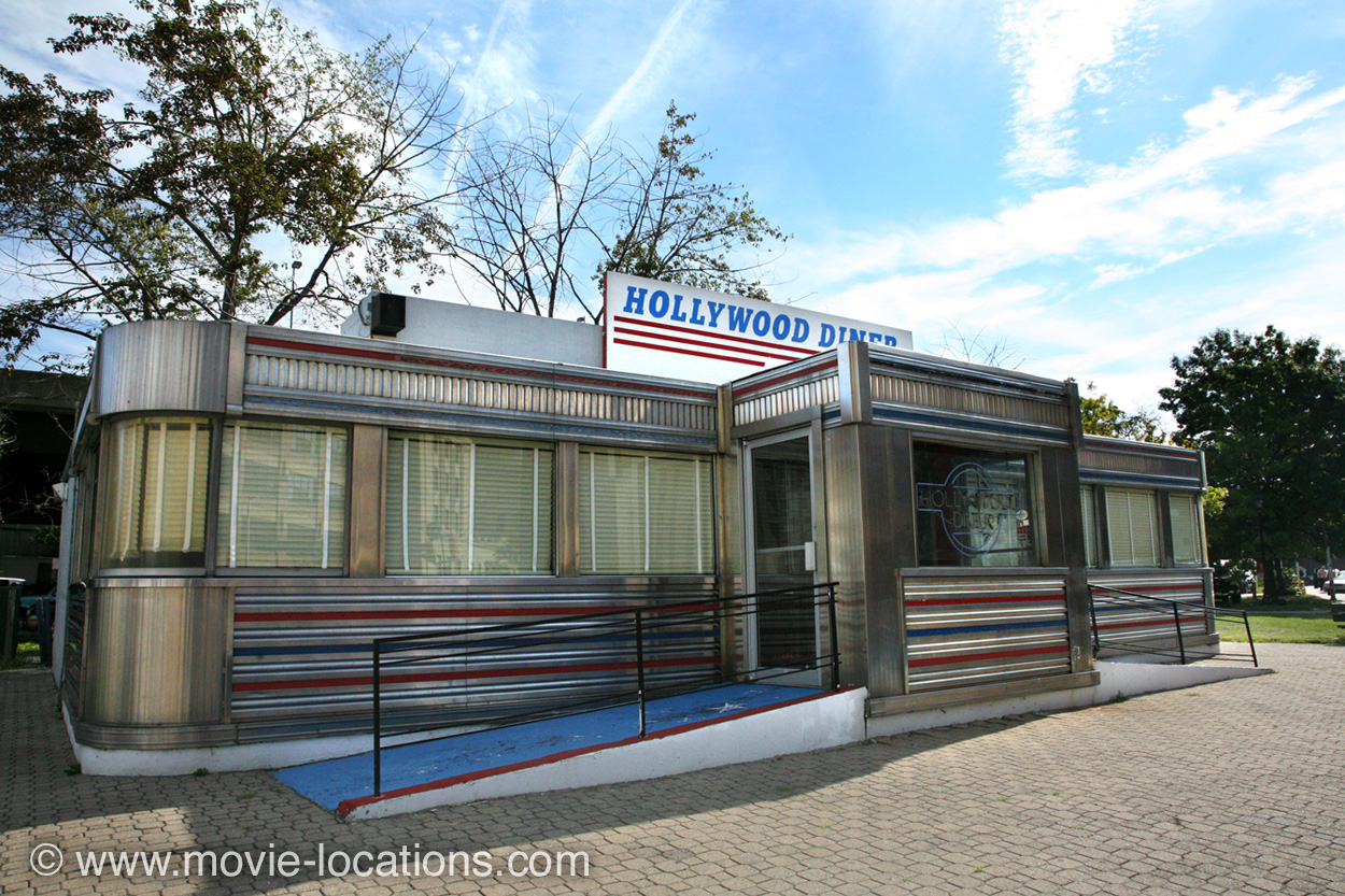 Tin Men filming location: Hollywood Diner, East Saratoga Street, Baltimore