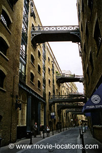 Young Sherlock Holmes film location: Shad Thames, London