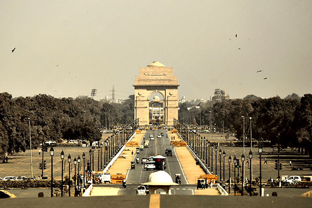 Gandhi filming location: Rajpath and India Gate, New Delhi