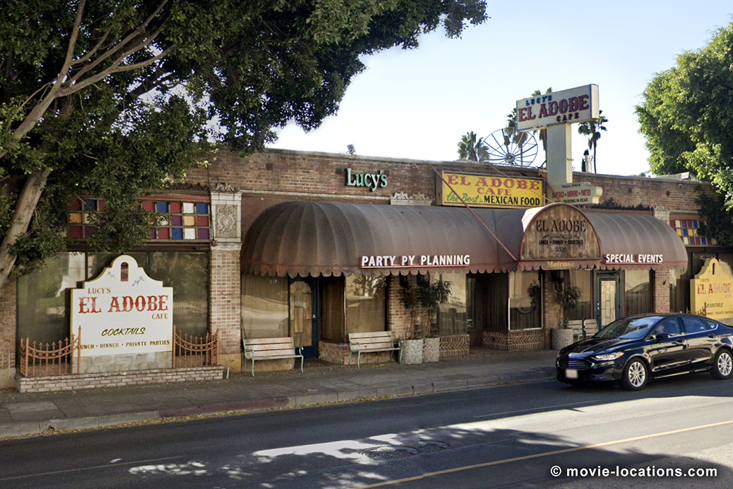 Gangster Squad film location: Lucy's El Adobe Cafe, Melrose Avenue, Hollywood, Los Angeles