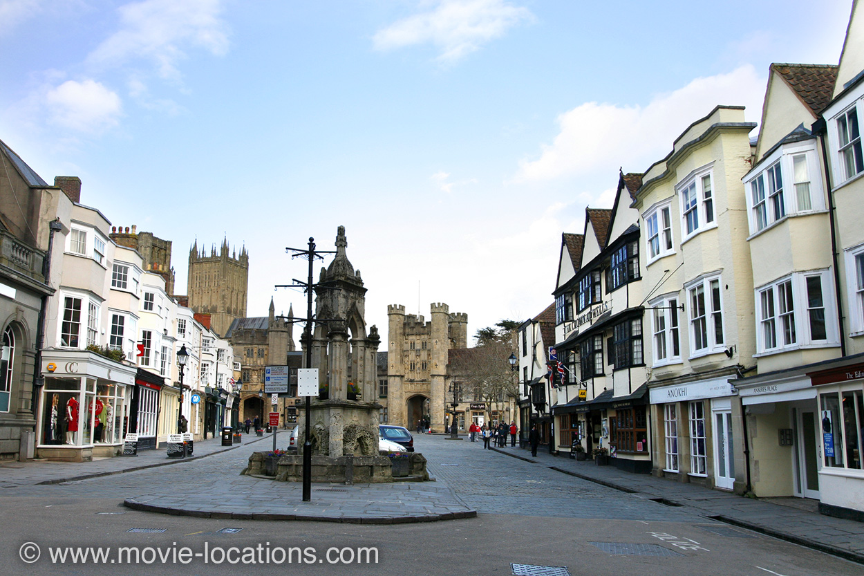Hot Fuzz filming location: Market Square, Wells, Somerset