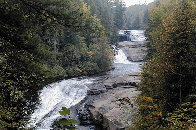 The Hunger Games filming location: Triple Falls, DuPont State Forest, North Carolina