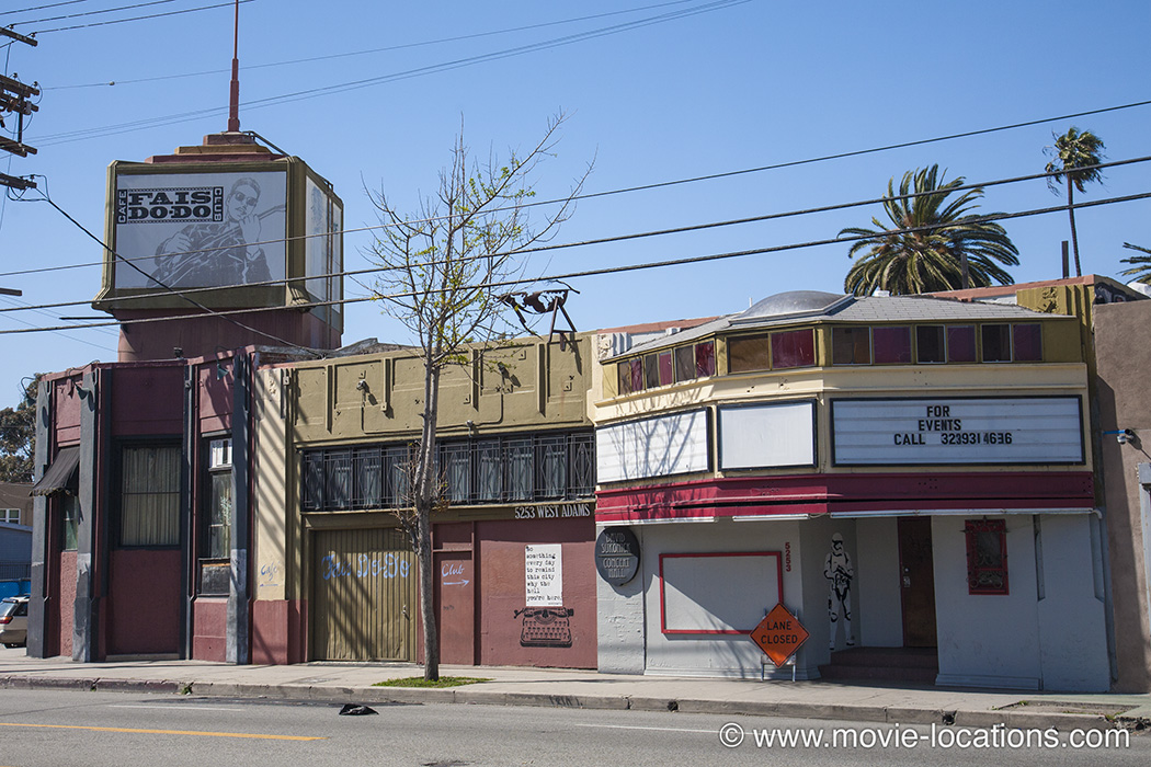 La La Land film location: Club Fais Do Do, West Adams Boulevard, Midtown Los Angeles