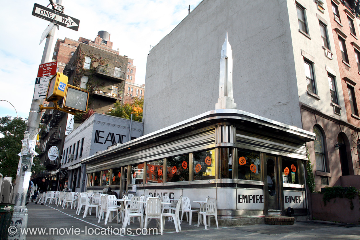 Manhattan location: the Empire Diner, Tenth Avenue, New York