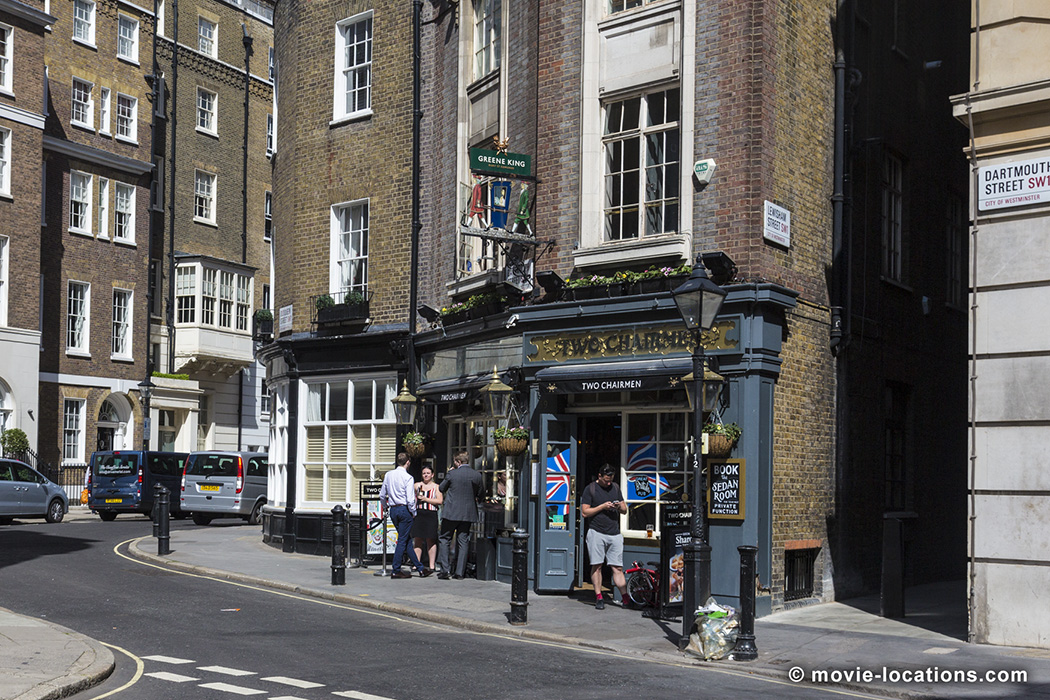 Mary Poppins Returns film location: Two Chairmen, Dartmouth Street, Westminster, London SW1