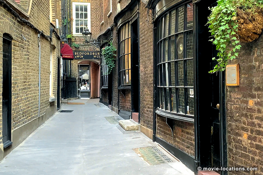 Mary Poppins Returns film location: Goodwin's Court, Covent Garden, London WC2