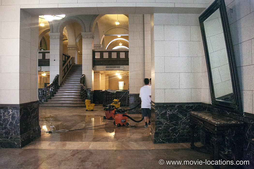 The Mask film location: Bank Building, 650 South Spring Street, downtown Los Angeles