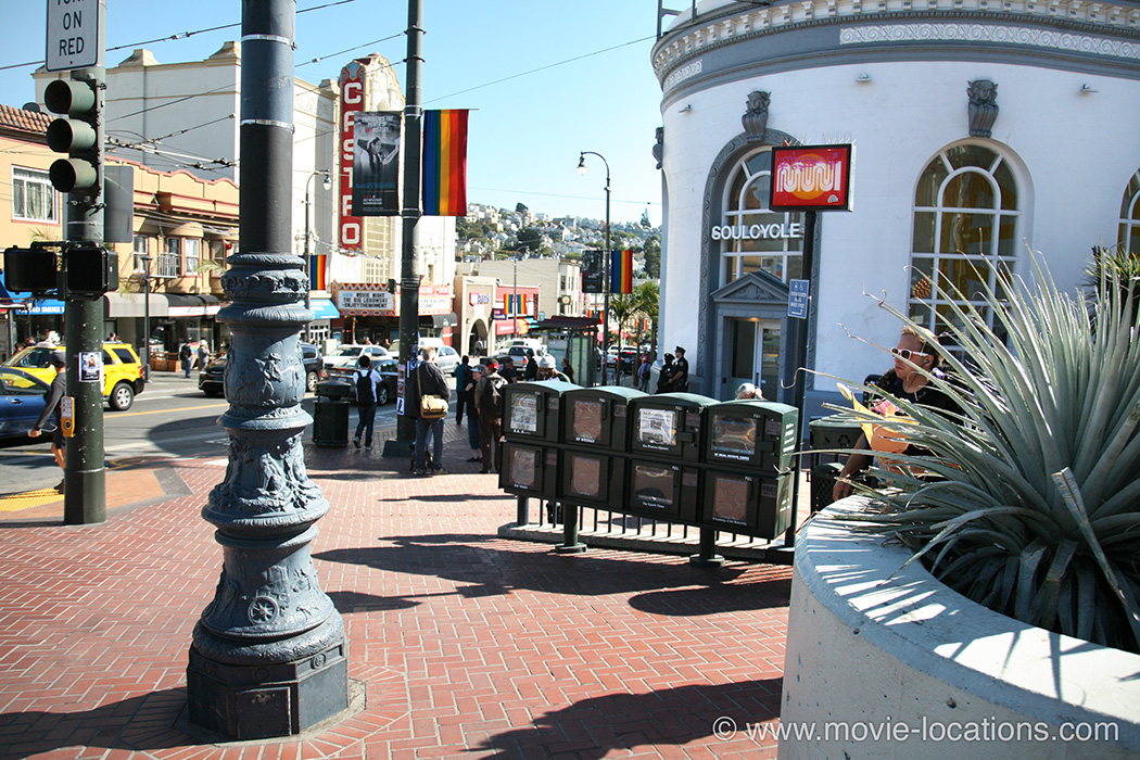 Milk filming location: 17th Street at Castro, San Francisco