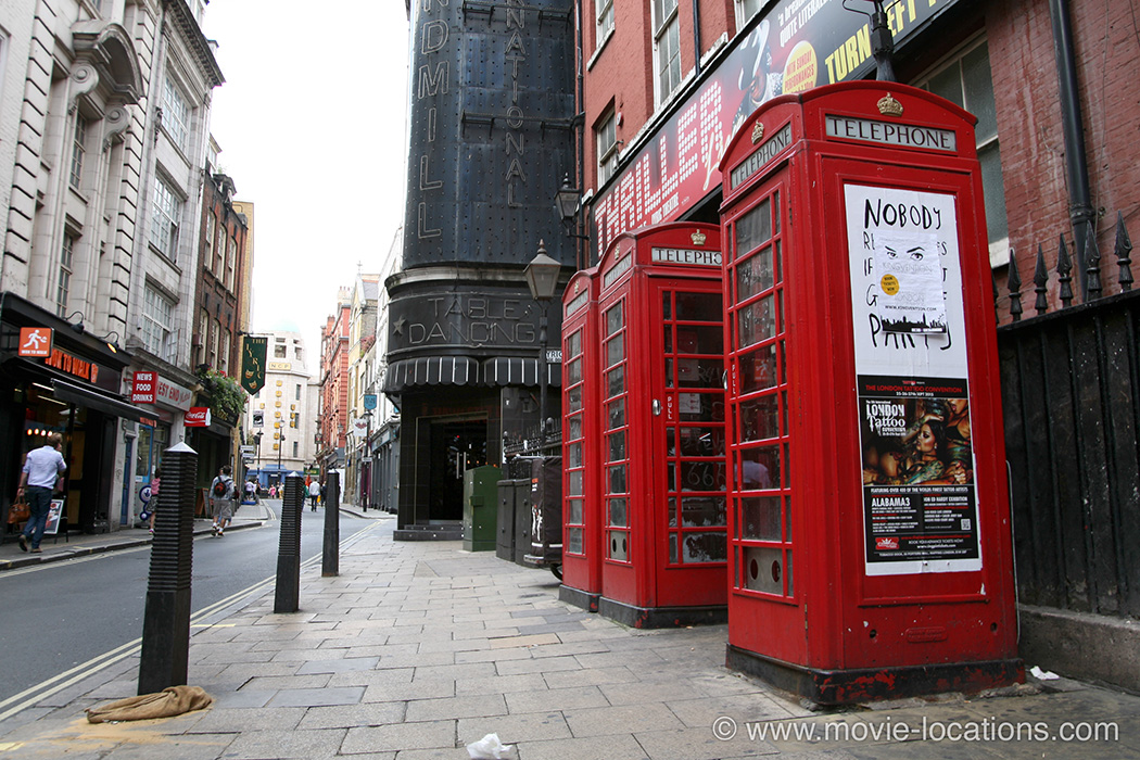 Mission: Impossible – Rogue Nation location: Great Windmill Street, London W1