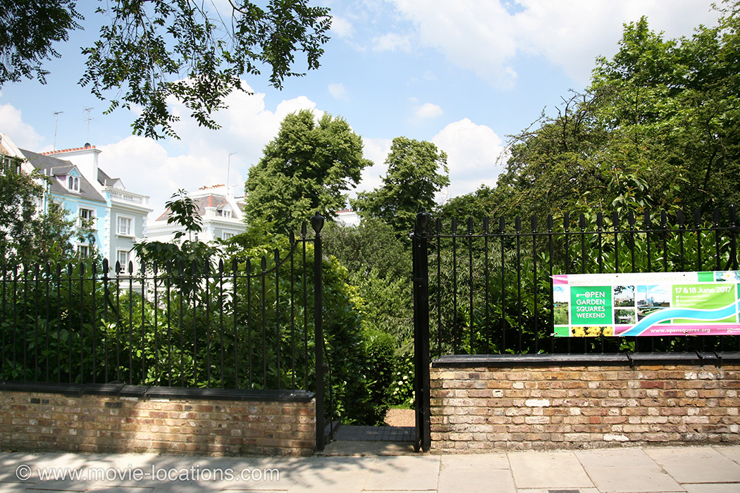 Notting Hill film location: Rosmead Gardens, Rosmead Road, London W11