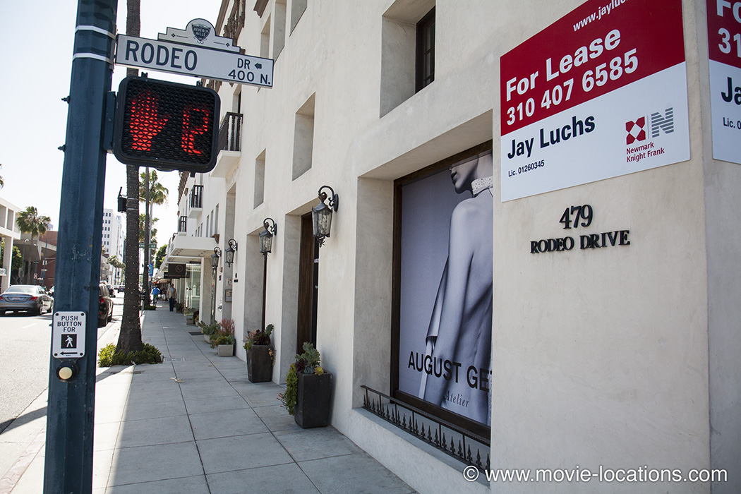 Pretty Woman location: Boulmiche Boutique, 9501 Santa Monica Boulevard. Beverly Hills, Los Angeles