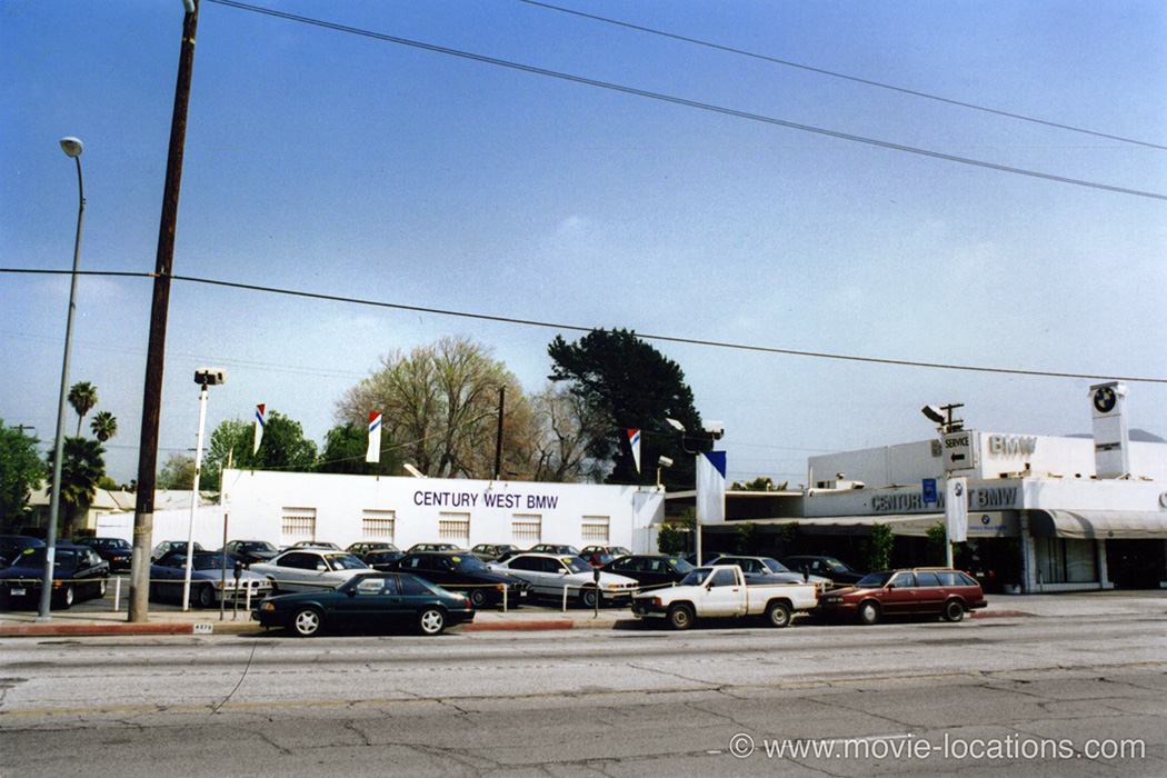 Psycho location: Century West BMW, Lankershim Boulevard, Los Angeles