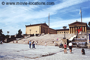 Rocky location: The Rocky steps: Philadelphia Museum of Art, Benjamin Franklin Parkway, Philadelphia
