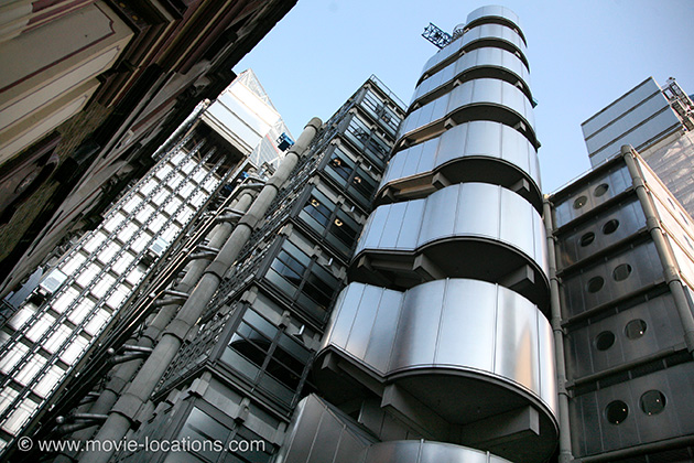 The Avengers location: Lloyds Building, City of London
