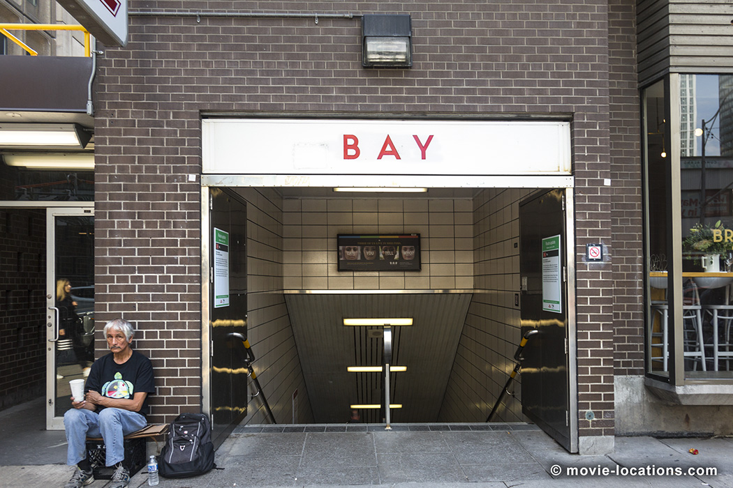 Suicide Squad filming location: Bay Station, Bay Street, Toronto