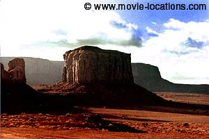 Stagecoach filming location: Monument Valley, on the Utah-Arizona border