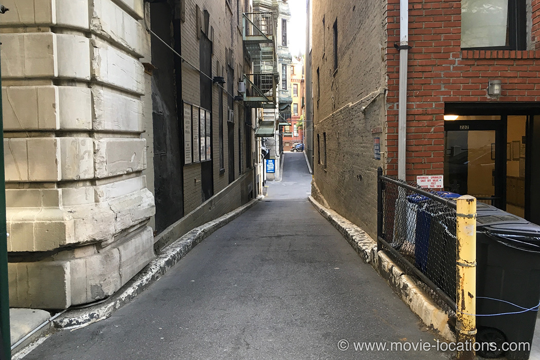 Three Days Of The Condor filming location: Alley behind the Ansonia, Upper West Side, New York
