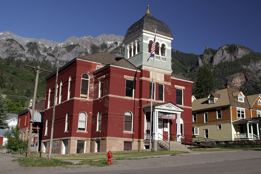 True Grit film location: Ouray County Courthouse, 4th Street, Ouray, Colorado