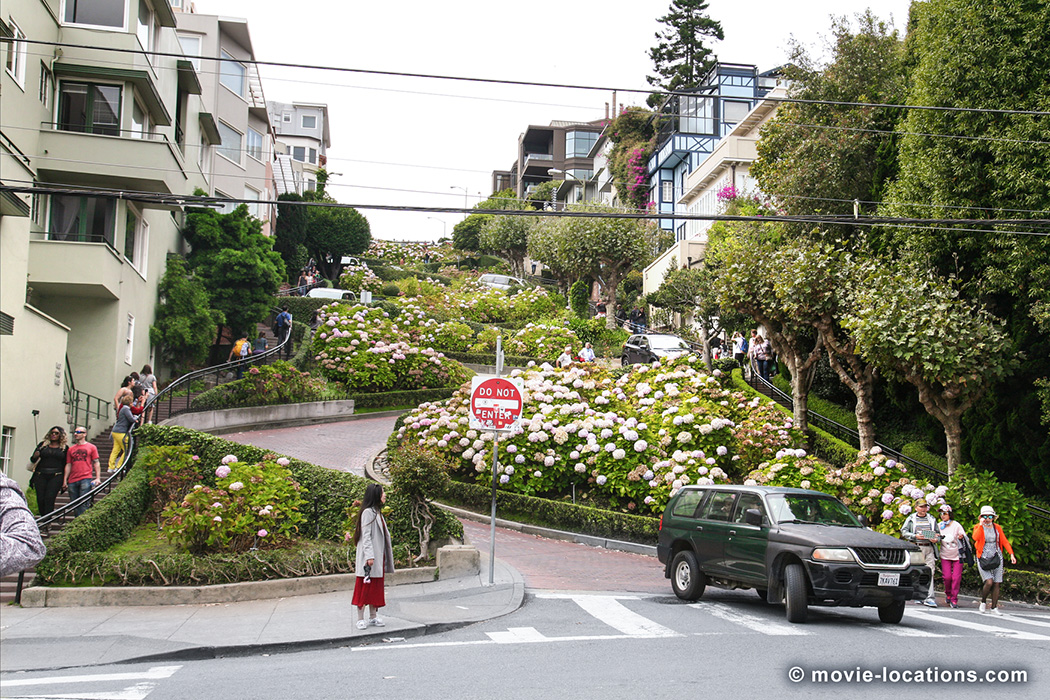 What's Up, Doc? film location: Lombard Street, Russian Hill, San Francisco