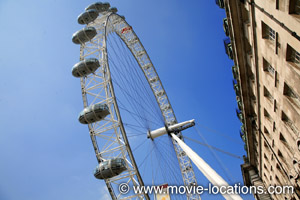 Wimbledon film location: London Eye, South Bank, London