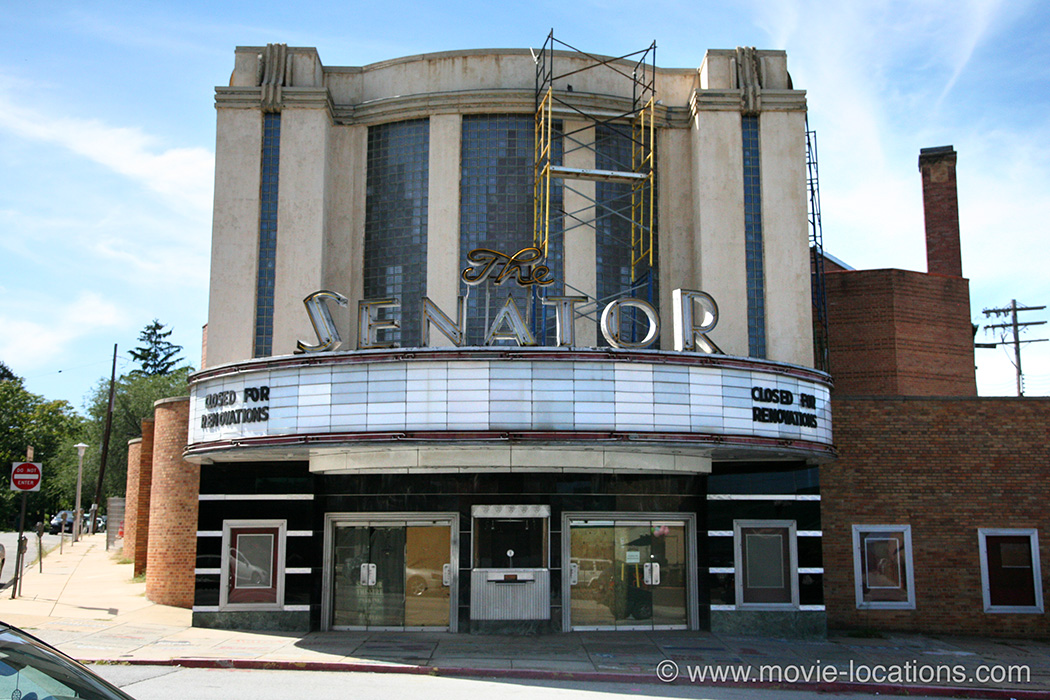 Avalon filming location: Senator Theatre, York Road, Baltimore