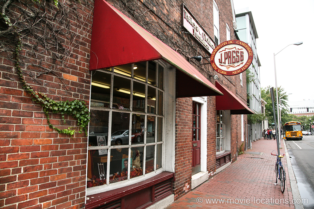 21 location: J Press, Mount Auburn Street, Cambridge