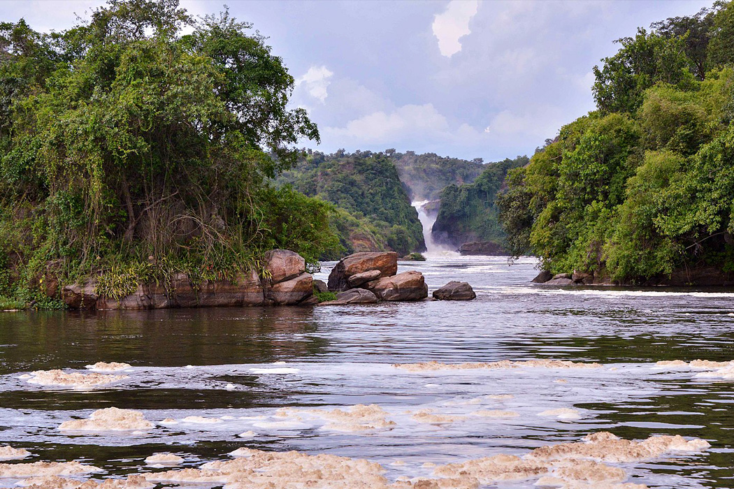 The African Queen filming location: Murchison Falls, Uganda