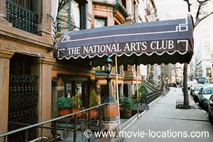 Manhattan Murder Mystery location: National Arts Club, Gramercy Park South, New York