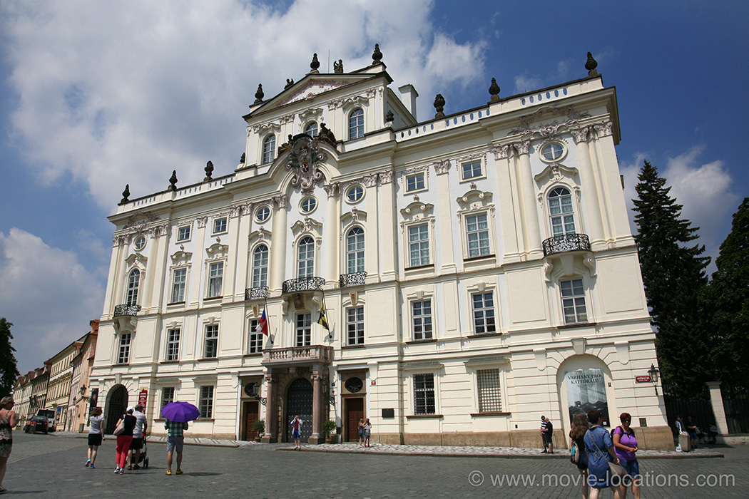 Amadeus location: the Archbishop's Palace, Prague