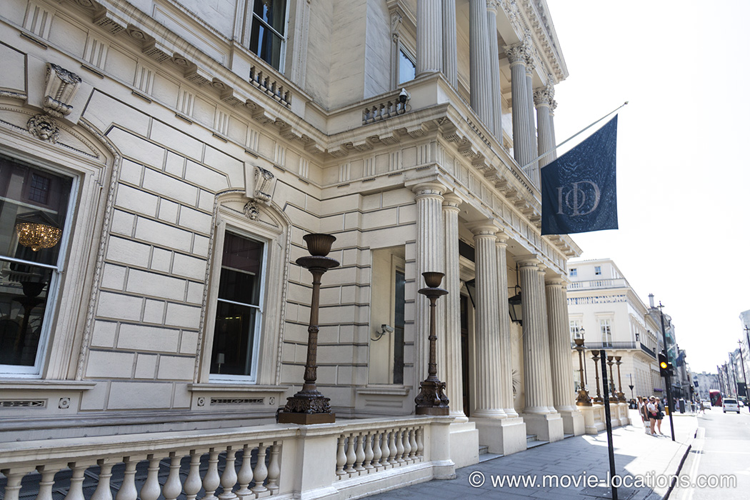 Around The World In 80 Days filming location: Institute of Directors, Pall Mall, London SW1