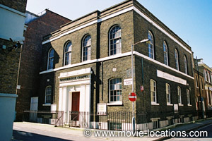 About a Boy filming location: Woodbridge Chapel, Haywards Place, Clerkenwell, London EC1