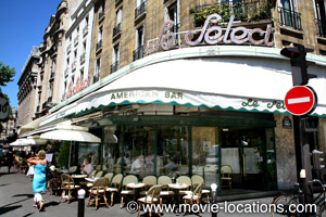 A Bout de Souffle film location: rue Campagne Premiere, Paris