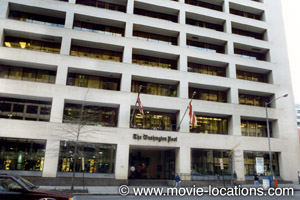 All The President's Men filming location: the Washington Post offices, 1150 15th Street NW, Washington DC