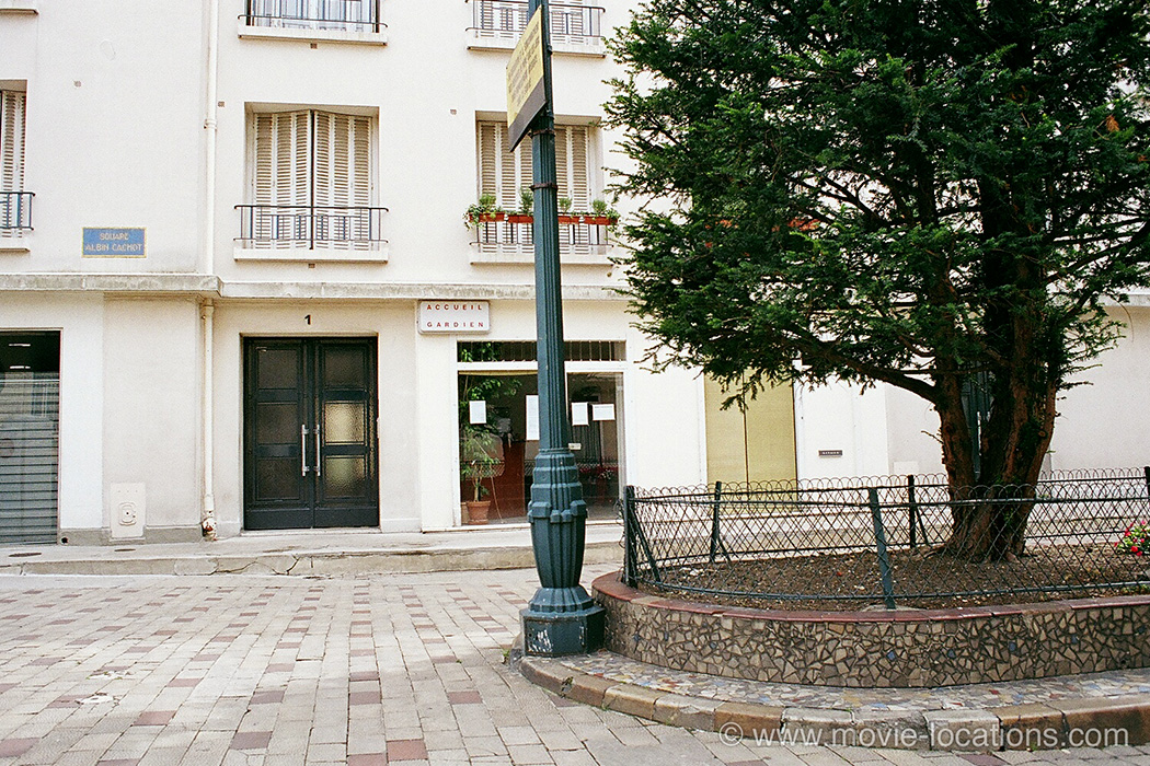 Belle de Jour film location: 1 square Albin Cachot, Paris