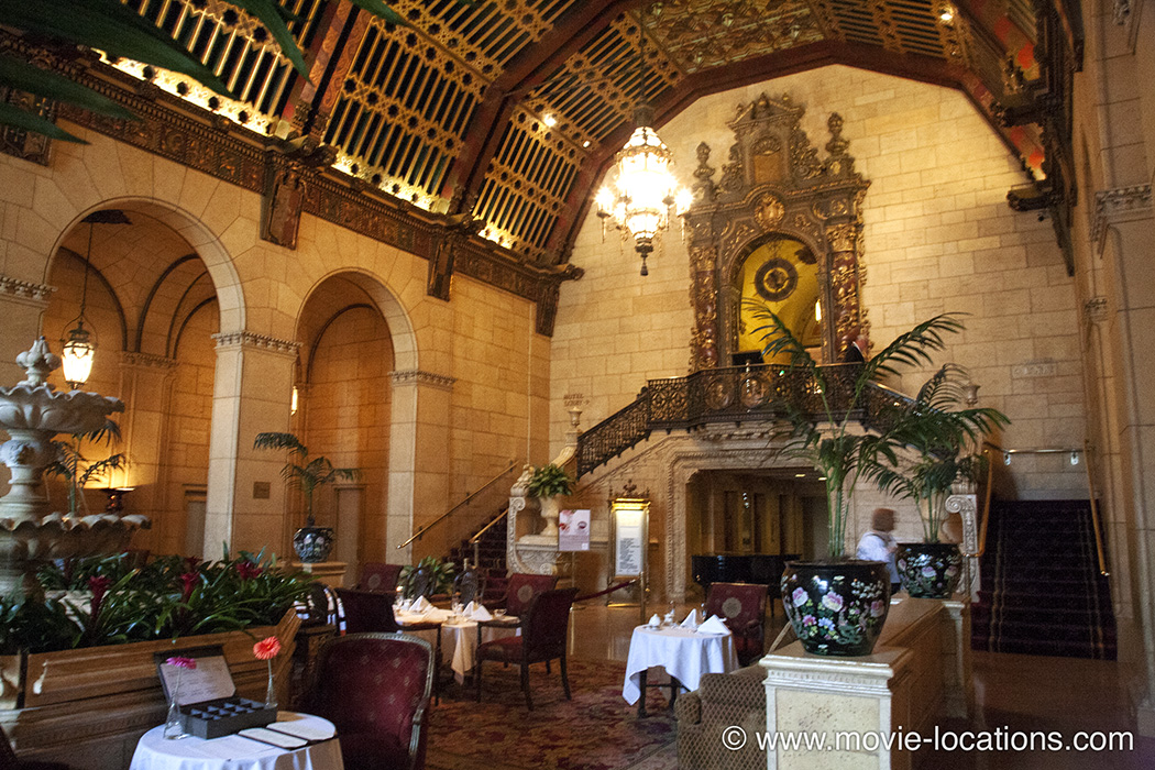 Beverly Hills Cop filming location: Millennium Biltmore Hotel, 506 South Grand Avenue, downtown Los Angeles