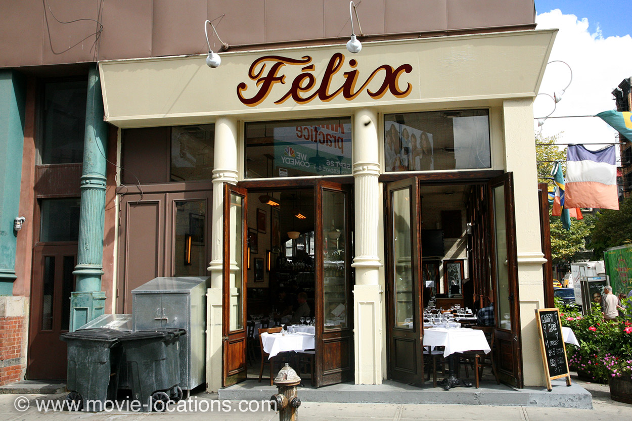 Big Daddy filming location: Felix Restaurant, West Broadway, New York