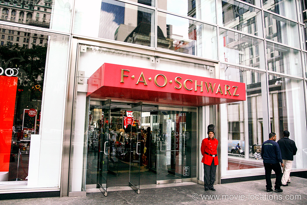 Big filming location: FAO Schwartz, Fifth Avenue, New York